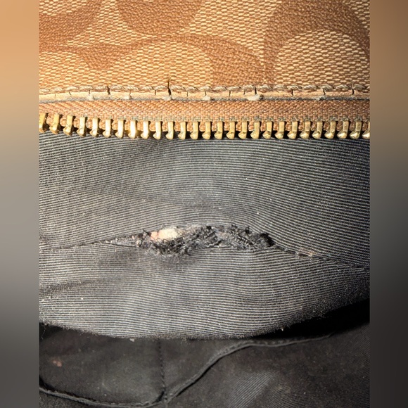 Coach Brown and Black Backpack - Picture 9 of 11